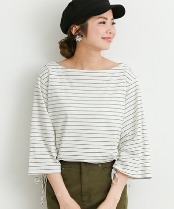 é骨ããã©è¦ããããã¼ãããã¯ã¨ãæé¦ãç´°ãè¦ããä¸åä¸ã®è¢ã大人ã£ã½ãã¤ã¡ã¼ã¸ãç´°ããããã®ãã¼ãã¼ã§æ¨ªã©ã¤ã³ã強調ãéããªãã®ããã¤ã³ãã§ãã