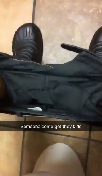 The bemused restaurant worker filmed the encounter - and even showed his trousers round his ankles as he sat on the loo