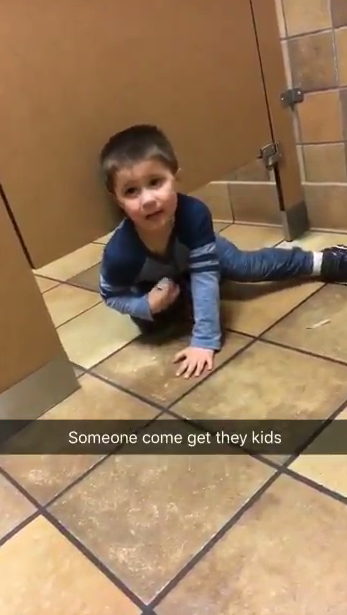 The boy told Andrew he just wanted someone to hold him and help him to wash his hands