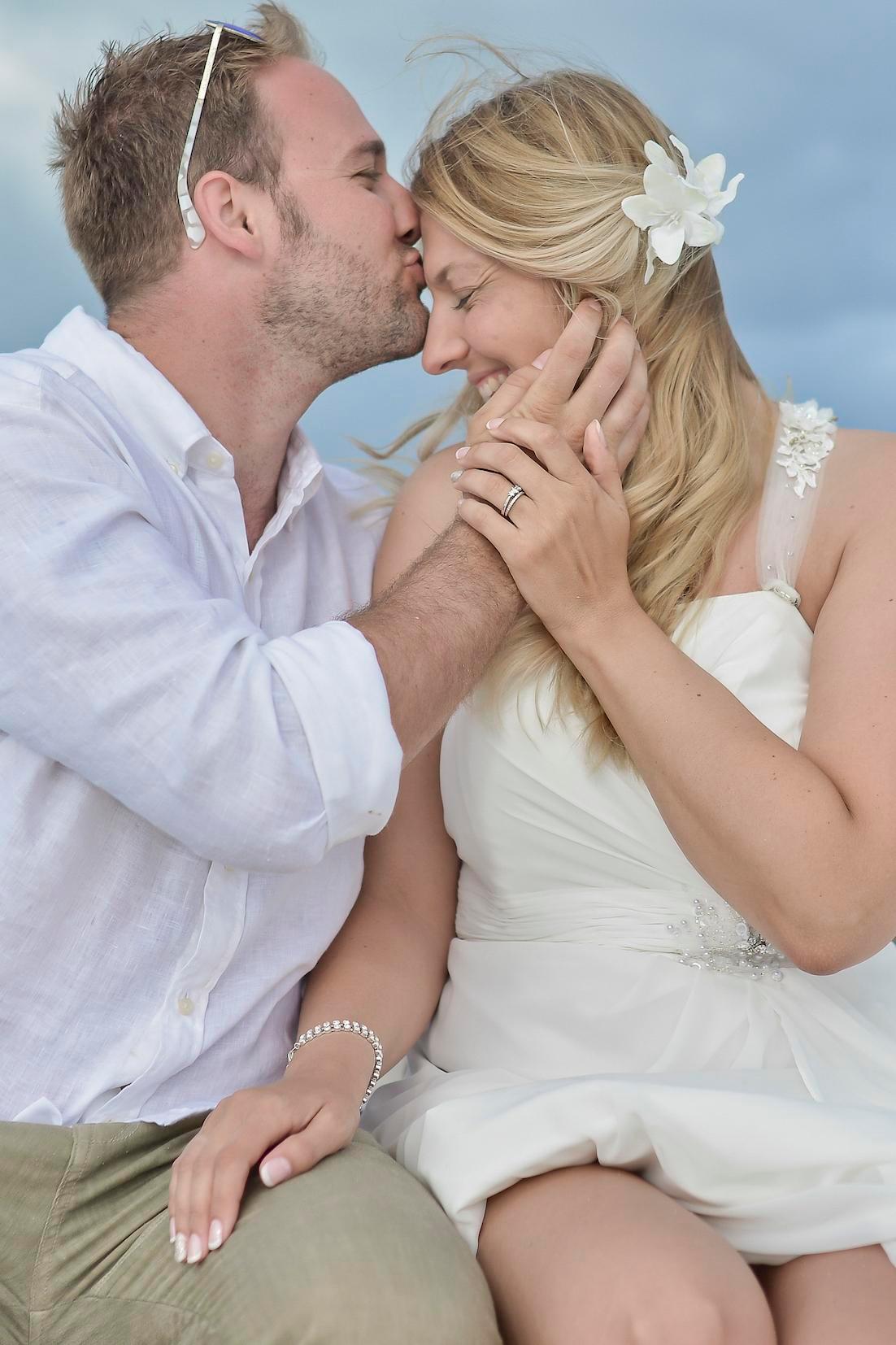 Photographer Michelle says she woke up incredbly nervous ahead of her wedding to Jonathan