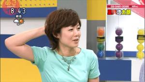「有働由美子 脇汗」の画像検索結果