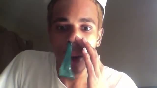 Image result for condom challenge nose