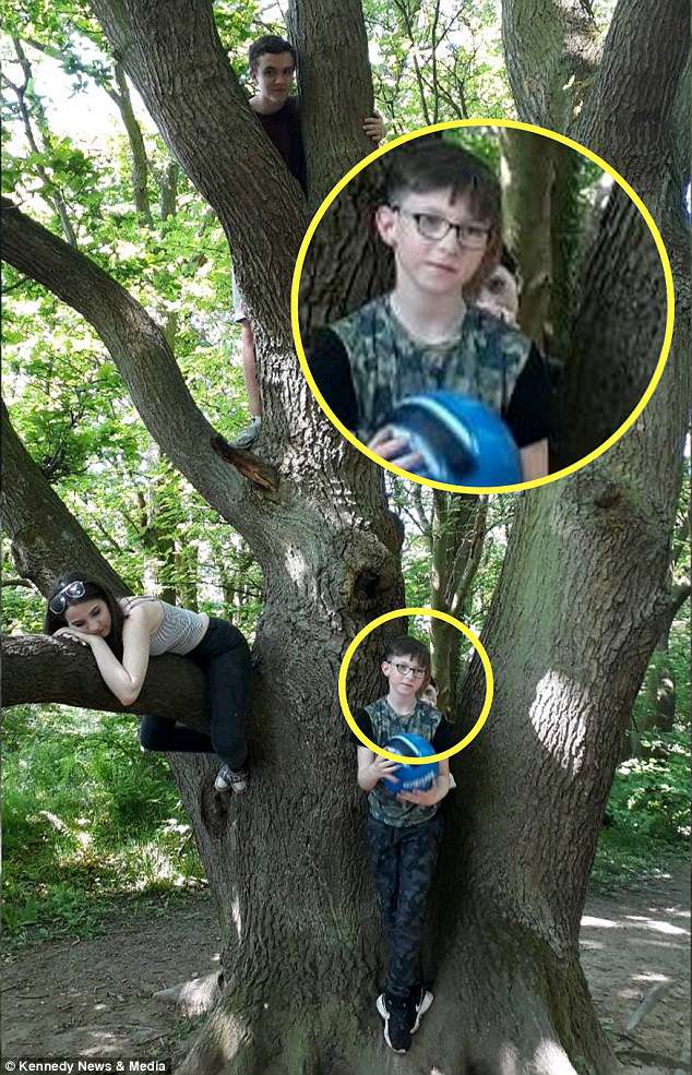 A foto arrepiante parece mostrar