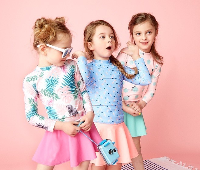 우리나라 어린이수영복 모델 vs 해외 어린이수영복 모델 | 인스티즈