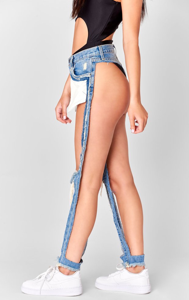 Carmar jeans have taken extreme cutouts to a whole new naked level? and they?ll set you back ?122
