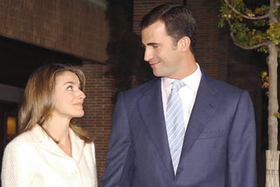 Image result for Letizia Ortiz y felipe novios