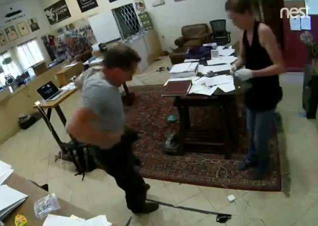 He rushed to remove the gun magazine from his pants as a peer ran over with medical tapeÂ