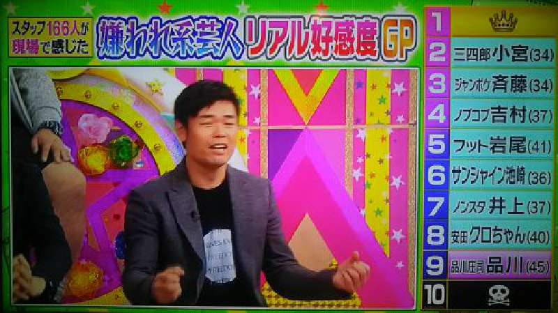 「品川祐　嫌われ芸人　ロンドンハーツ」の画像検索結果