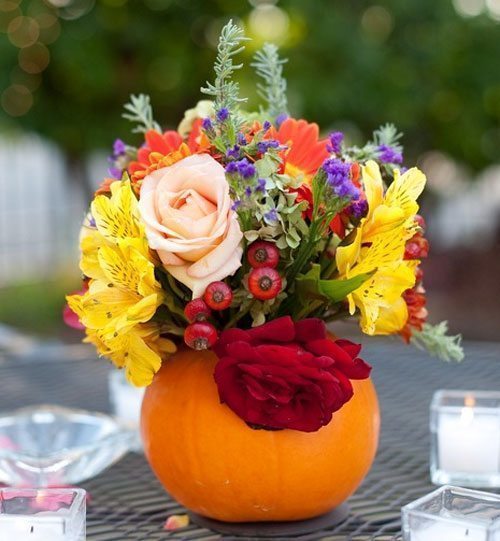 diy-pumpkin-vase-centerpiece