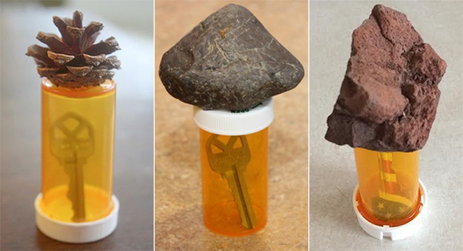 hide-key-pinecone-rock