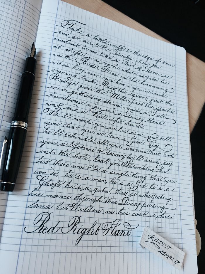 50 Truly Perfect Handwriting Examples That Were Too Good Not To Share 50 Truly Perfect Handwriting Examples That Were Too Good Not To Share