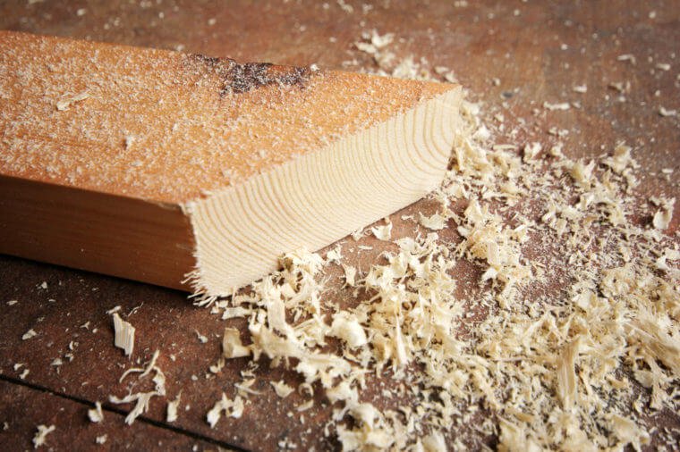 Timber and wood chips background 