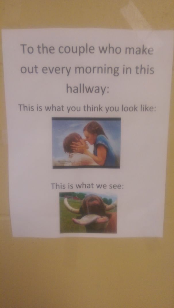 One Of The English Teachers At My Highschool Put This In The Hall Outside Her Door