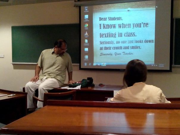 This Teacher Knows...