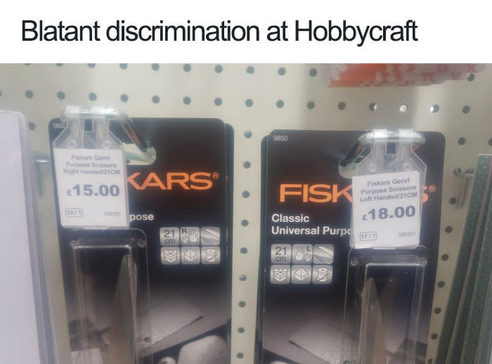 Funny left-handed people problems 