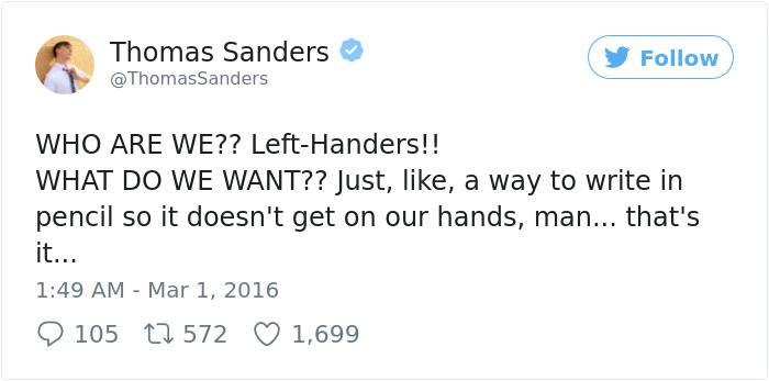 Funny left-handed people problems 