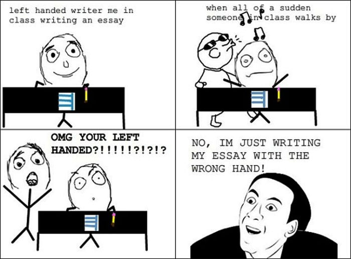 Funny left-handed people problems 
