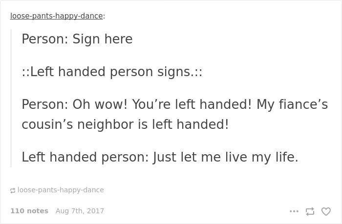 Funny left-handed people problems 