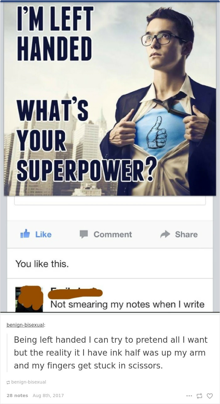 Funny left-handed people problems 