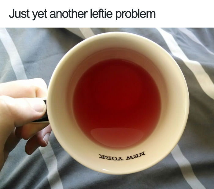 Funny left-handed people problems 