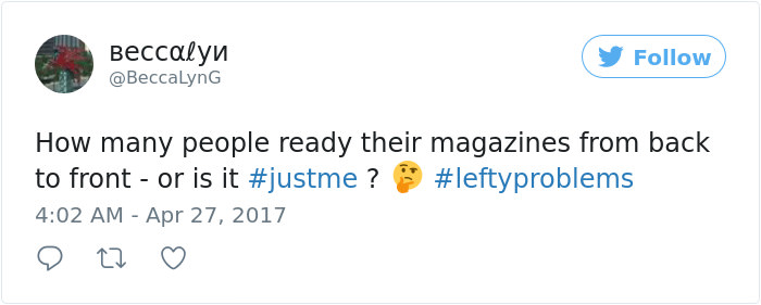 Funny left-handed people problems 