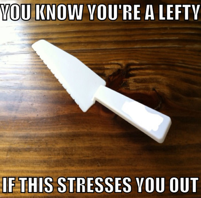 Funny left-handed people problems 