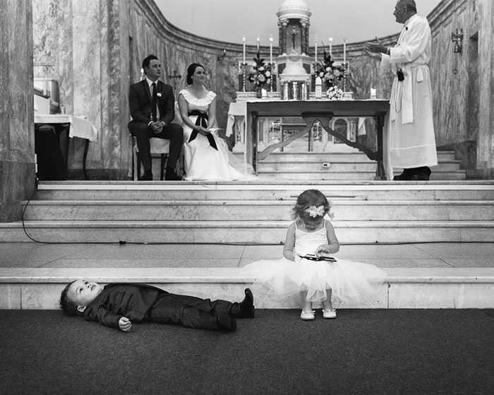 Kids at wedding