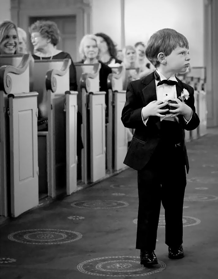 Kids at wedding