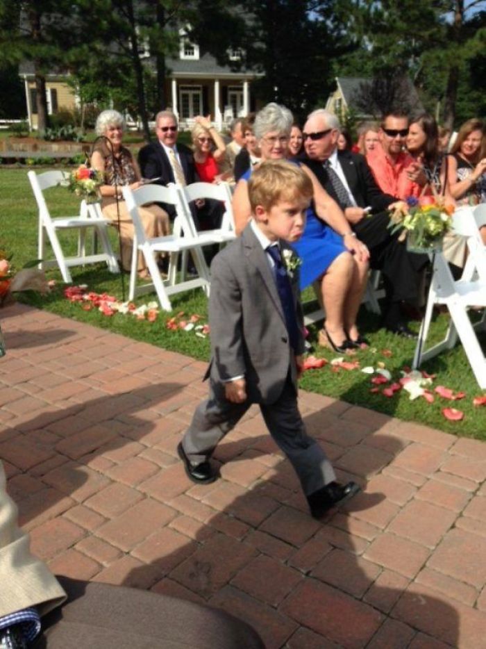 Kids at wedding