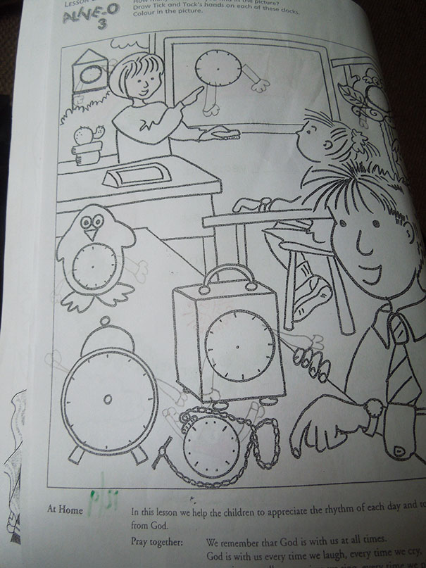 Kids taking instructions literally