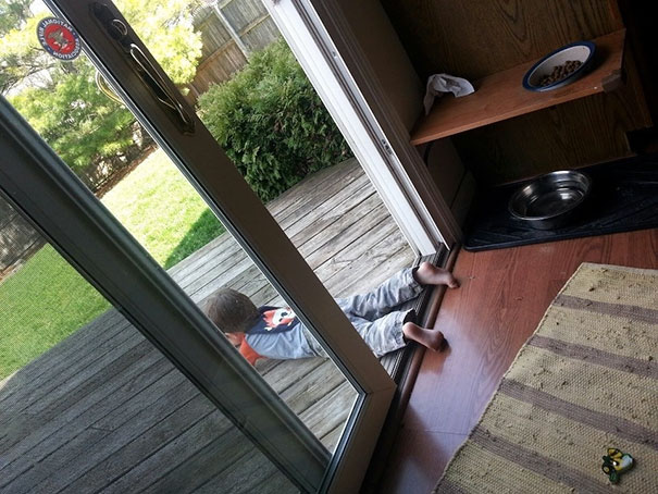 Kids taking instructions literally