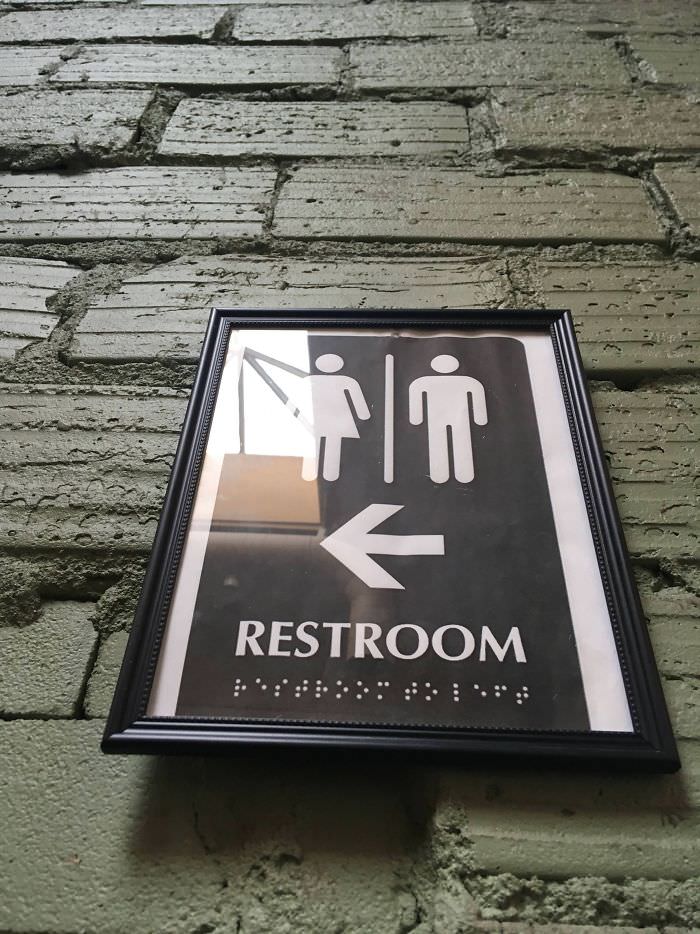 Braille. 7’ High. Printed. Behind Glass