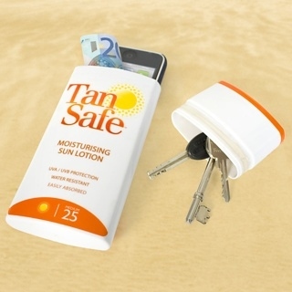 Chances are no one will steal this from you and you can keep your stuff there while you're in the water.