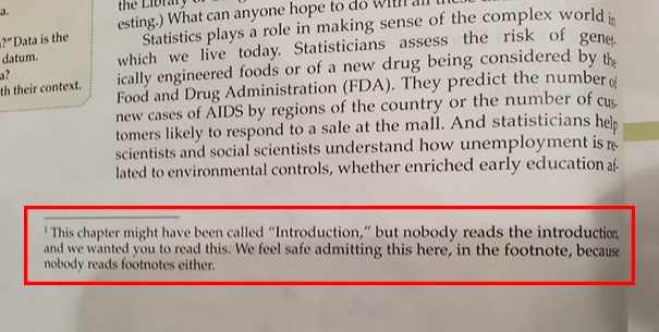 Found This On The First Page Of My Stats Textbook