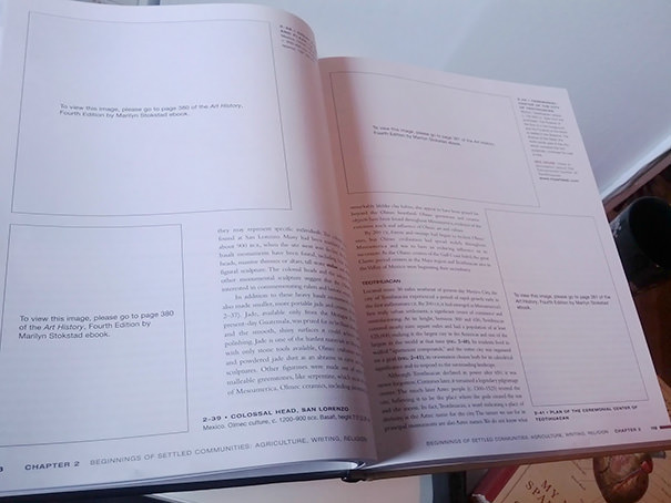 Art History Textbook Without Any Art 