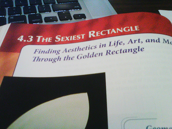  Sexiest Rectangle In The Math Textbook 