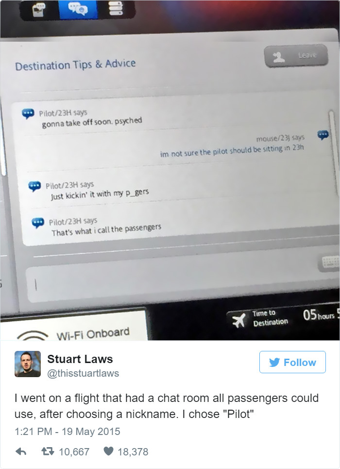 funny things happened on plane 