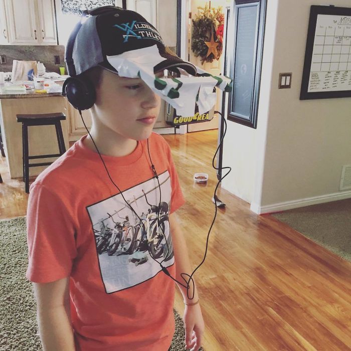 Saxton Made His Own Movie Theatre Today. For Those Who Can