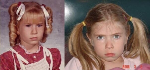 "Me in 1982 and my daughter in 2006!" —jennifersanchezl