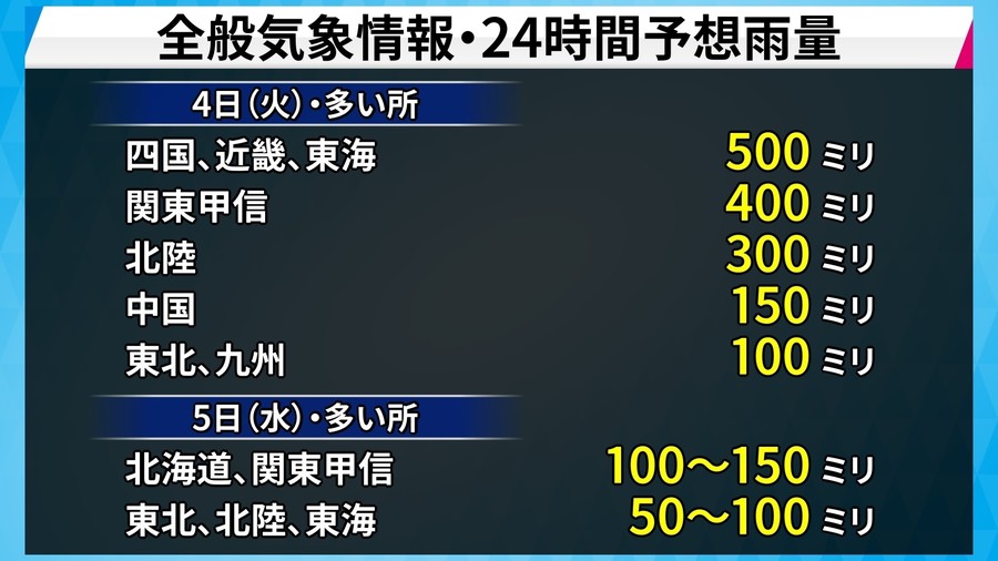 非常に強い台風21号 火曜昼にも四国・近畿に上陸へ