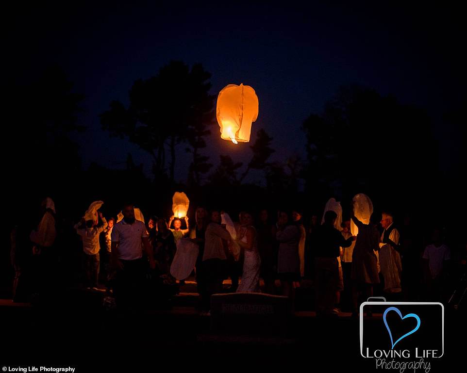 The Murphy and Padgett families, along with the couple