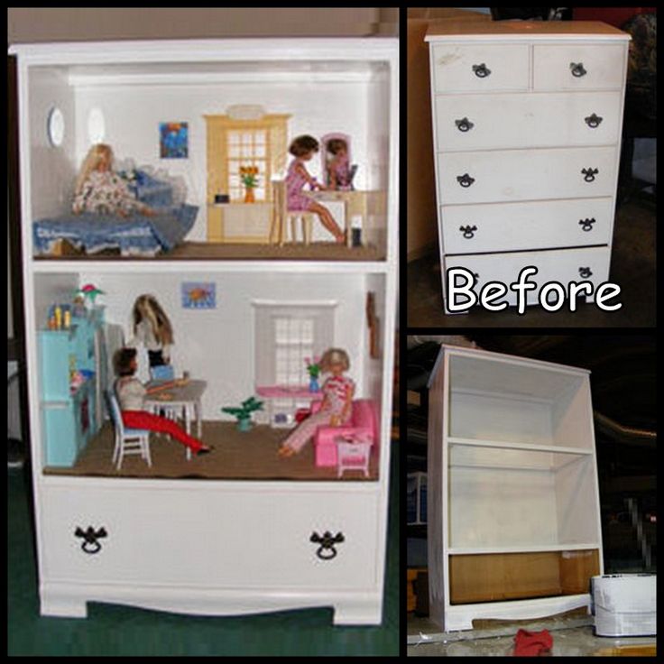 dollhouse out of dresser