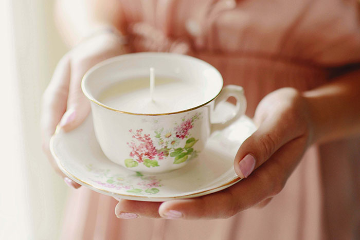 Teacup Candle