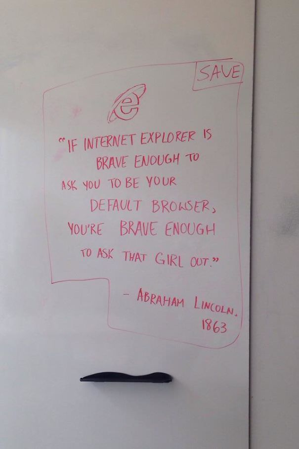 Bravery And Internet Explorer