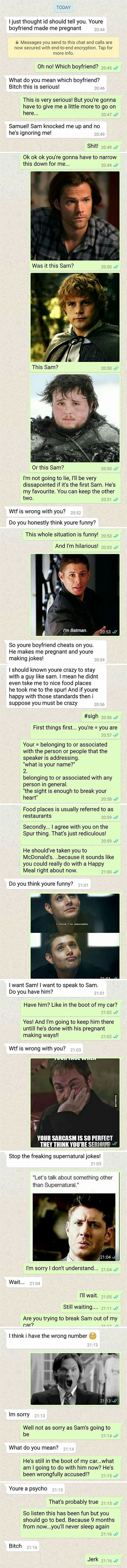 Funny Wrong Number Texts