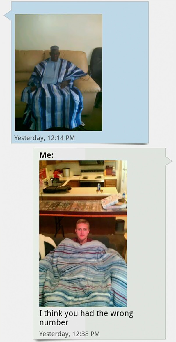Funny Wrong Number Texts