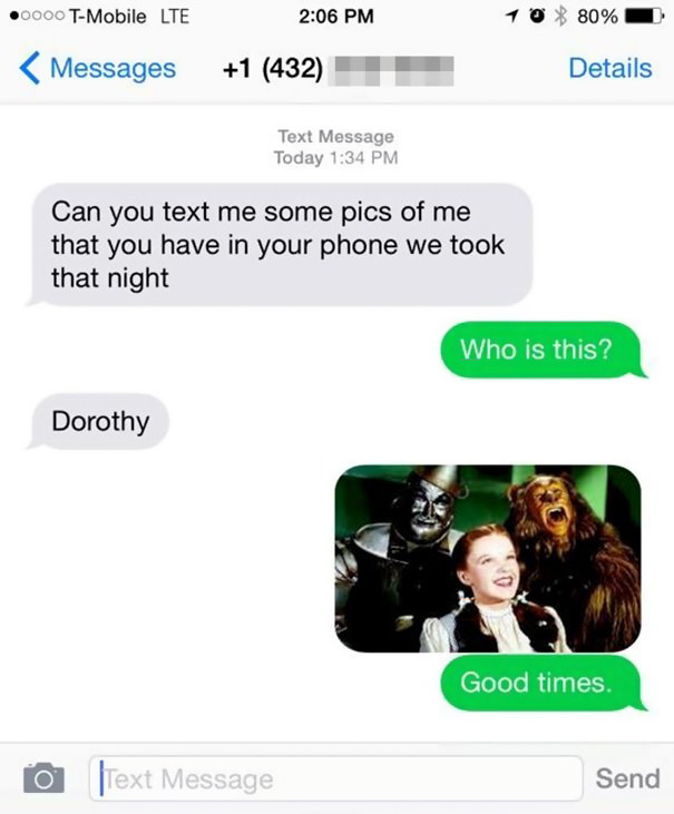 Funny Wrong Number Texts
