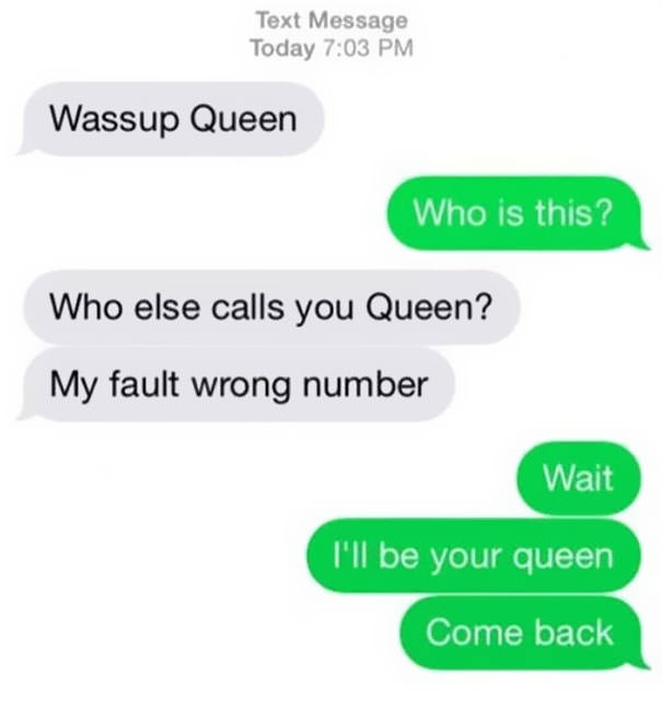 Funny Wrong Number Texts