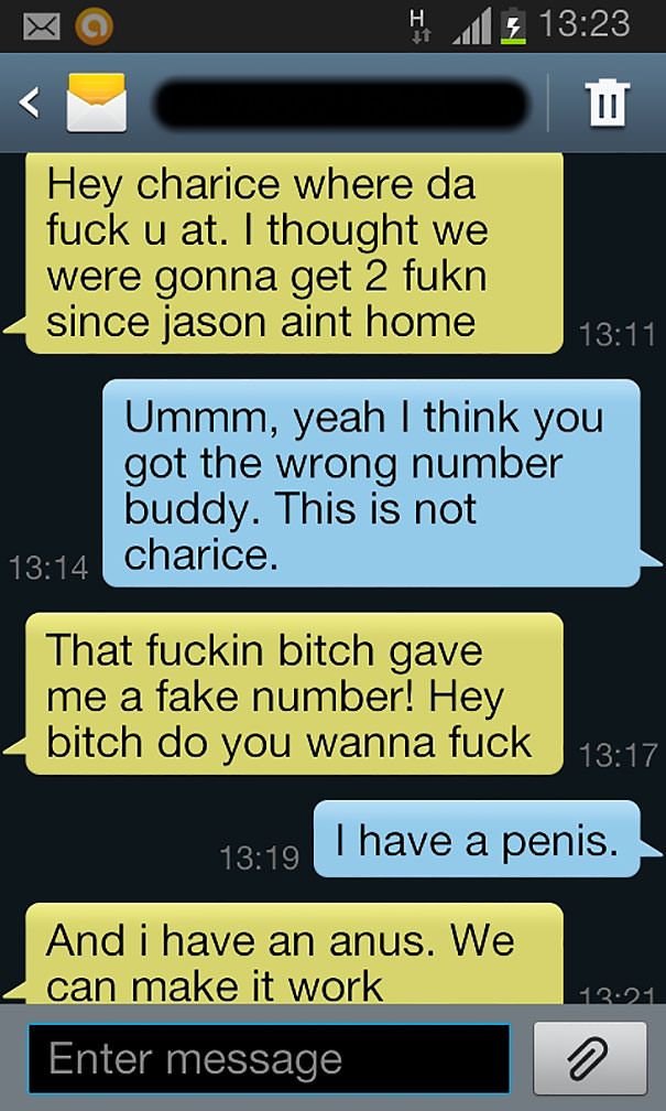 Funny Wrong Number Texts