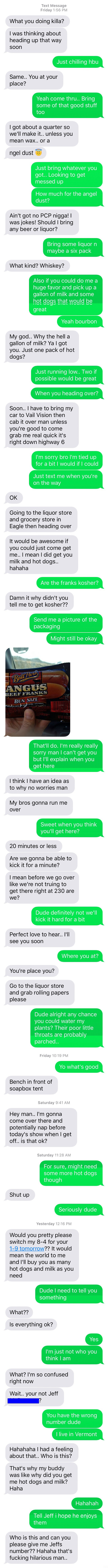 Funny Wrong Number Texts